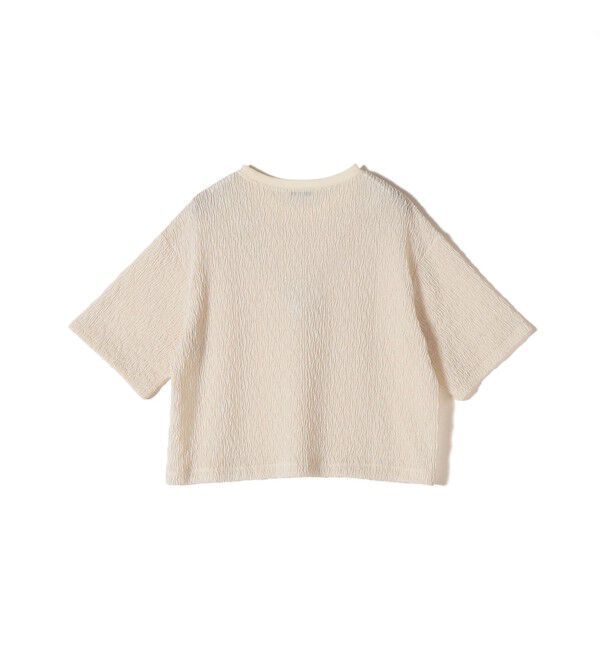 SHIPS for women「〈手洗い可能〉ランダムブルーゼ 5分袖 プルオーバー」|Tシャツ・カットソー|