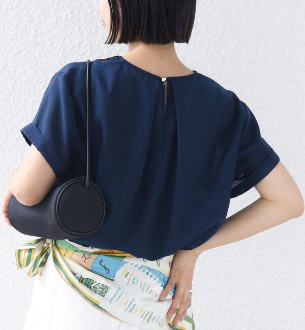 SHIPS for women「〈手洗い可能〉襟 刺繍 デザイン ヴィンテージ スパン ブラウス」|シャツ・ブラウス|