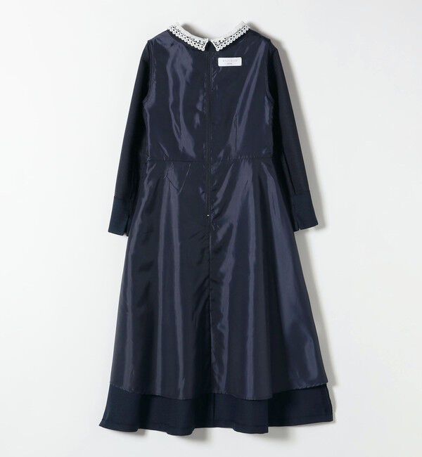 SHIPS any「《予約》SHIPS any:〈洗濯機可能〉レースカラー ロング スリーブ ワンピース［NAVY BLUE］」|ワンピース|