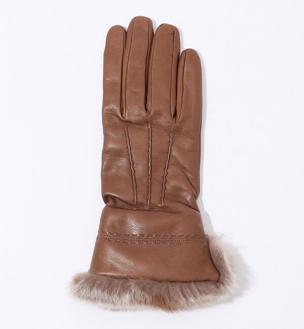 TOMORROWLAND GOODS「CARIDEI ファーコンビグローブ」|手袋|