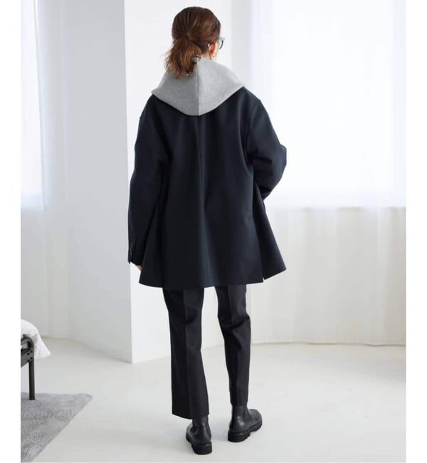 SLOBE IENA「《店舗・WEB限定カラー有り/シルバージップ/追加》ボリュームジップアップフーディー」|パーカー|