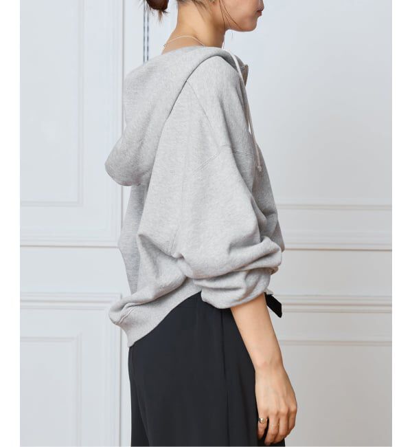 IENA LA BOUCLE「《予約》IENA LA BOUCLE ピグメントバイオジップパーカー」|パーカー|