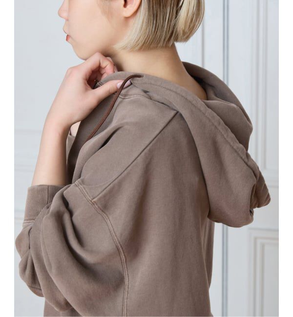 IENA LA BOUCLE「《予約》IENA LA BOUCLE ピグメントバイオジップパーカー」|パーカー|