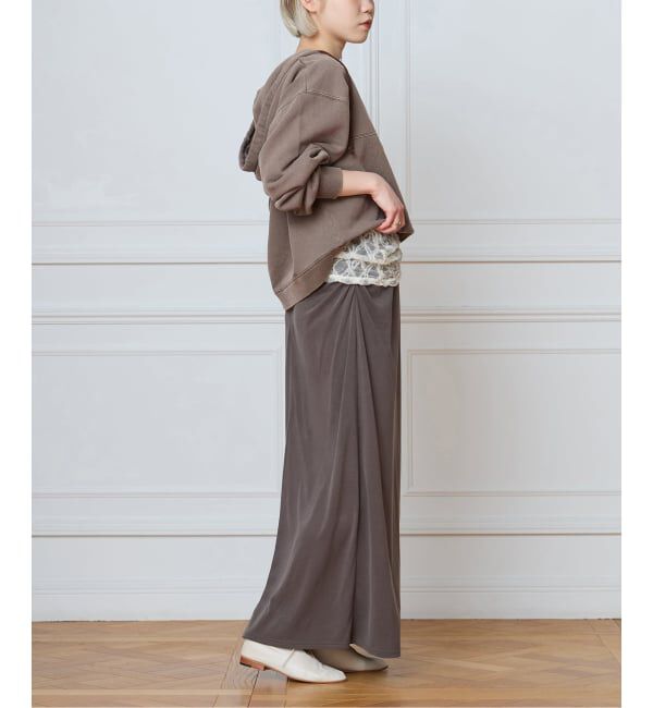 IENA LA BOUCLE「《予約》IENA LA BOUCLE ピグメントバイオジップパーカー」|パーカー|