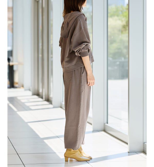 IENA LA BOUCLE「《予約》IENA LA BOUCLE ピグメントバイオジップパーカー」|パーカー|