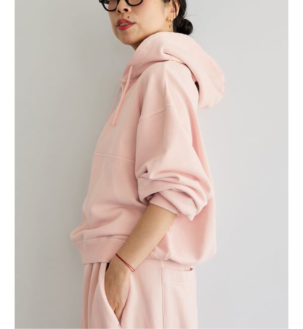 IENA LA BOUCLE「《予約》IENA LA BOUCLE ピグメントバイオジップパーカー」|パーカー|