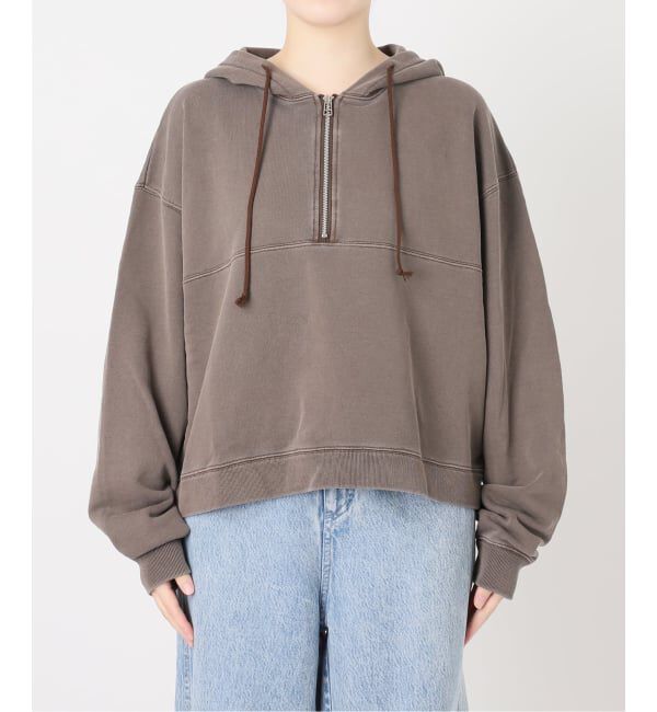 IENA LA BOUCLE「《予約》IENA LA BOUCLE ピグメントバイオジップパーカー」|パーカー|