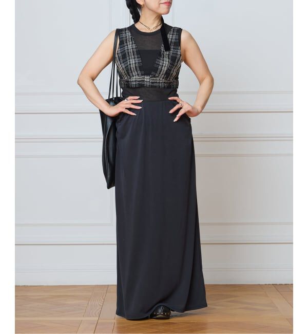 IENA LA BOUCLE「IENA LA BOUCLE キャッチワッシャーチェックビスチェ」|その他|