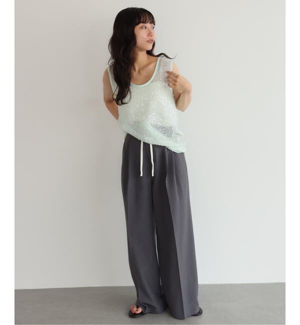 SLOBE IENA「+81 BRANCA/ハチイチブランカ SLOBE別注 スパンコールタンク」|その他|