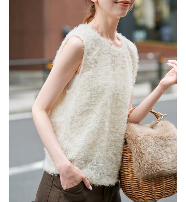 SLOBE IENA「TEAK/ティーク SLOBE別注 シャギーTOPS」|その他|ナチュラル