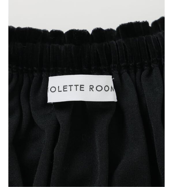 SLOBE IENA「《予約》VIOLETTE ROOM/バイオレットルーム ベロアビスチェ VR263418」|その他|