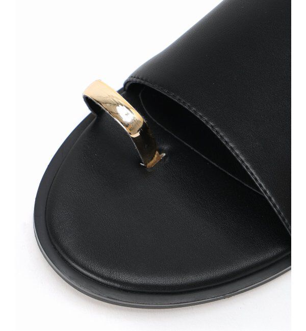 NOBLE「LE VERNIS/ルベルニ Toe ring sandals」|サンダル|