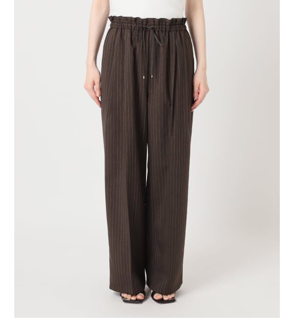Spick and Span「ドライタッチドロストイージータックパンツ」|スラックス|