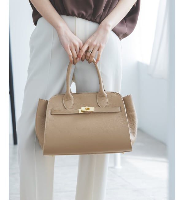 NOBLE「《WEB限定カラーあり》AULENTTI/オウレンティ バックル付きミニボストン」|ショルダー・メッセンジャー|