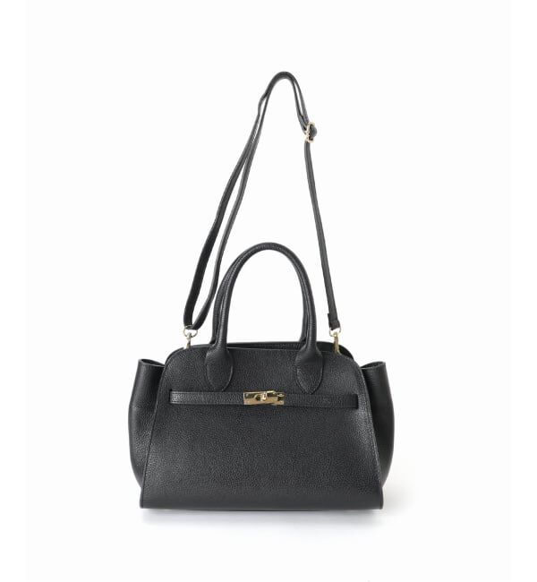 NOBLE「《WEB限定カラーあり》AULENTTI/オウレンティ バックル付きミニボストン」|ショルダー・メッセンジャー|