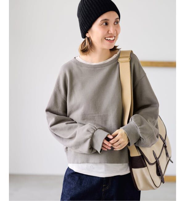 FRAMeWORK「≪予約≫コクーンスリーブSWEAT」|スウェット・ジャージ|
