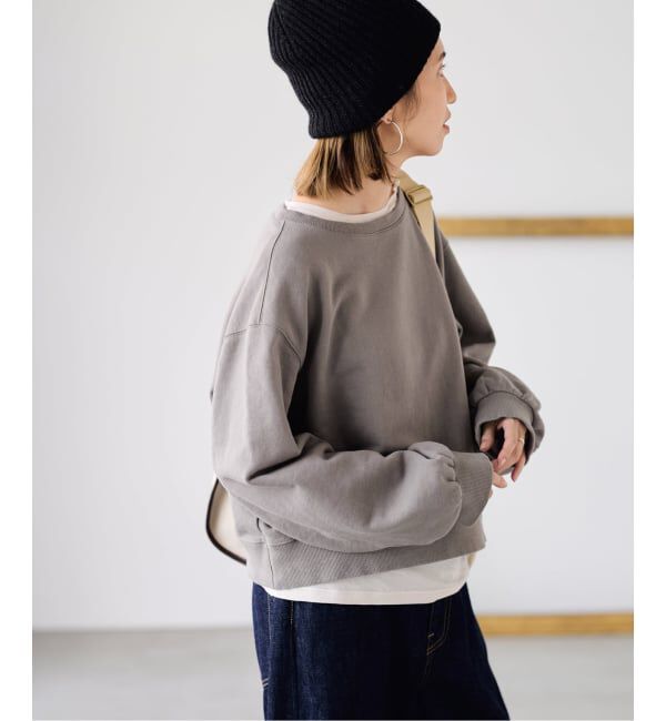 FRAMeWORK「≪予約≫コクーンスリーブSWEAT」|スウェット・ジャージ|グレーA