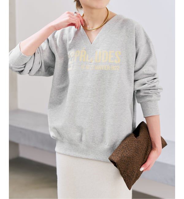 Spick and Span「《別注 / 予約》LA HUTTE Vネックスウェット*」|スウェット・ジャージ|
