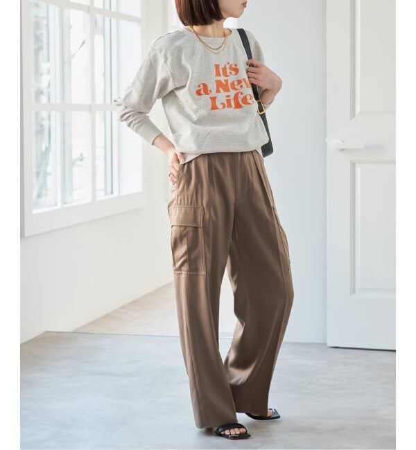 Spick and Span「《予約》Mixta /ミクスタ CREW NECK SWEAT クルーネックスウェット」|スウェット・ジャージ|