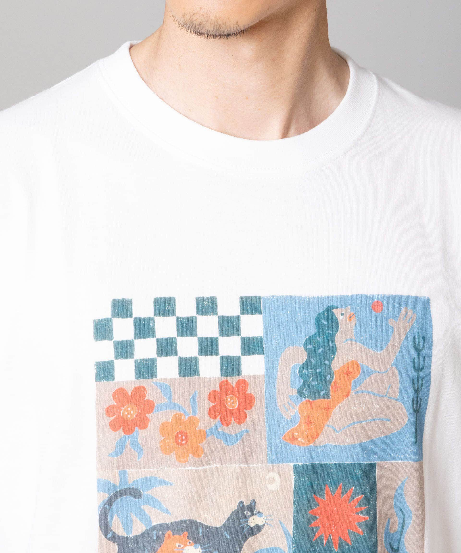 nano･universe「｢Toyameg｣modern academic TILE Tシャツ」|Tシャツ・カットソー|