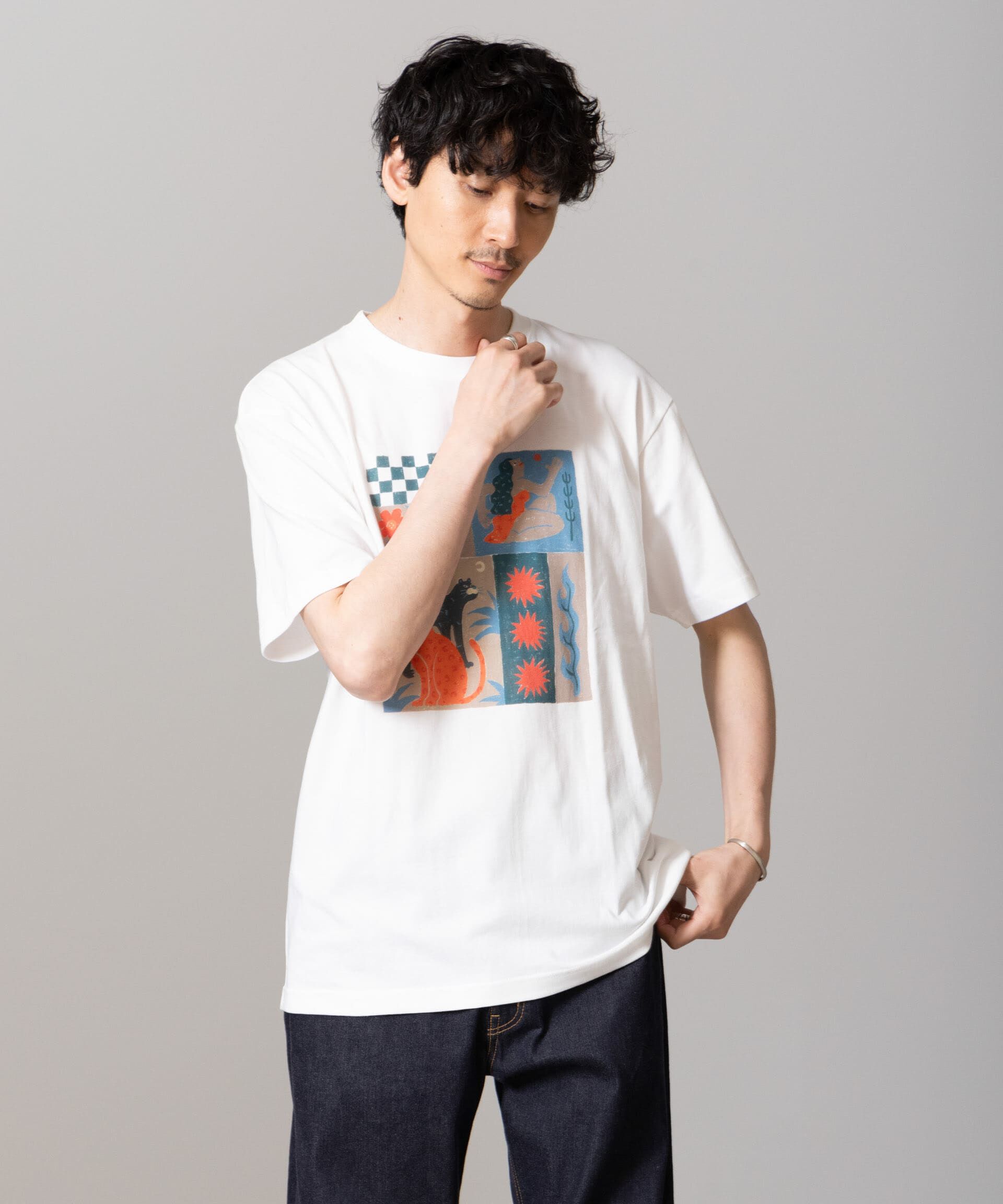nano･universe「｢Toyameg｣modern academic TILE Tシャツ」|Tシャツ・カットソー|