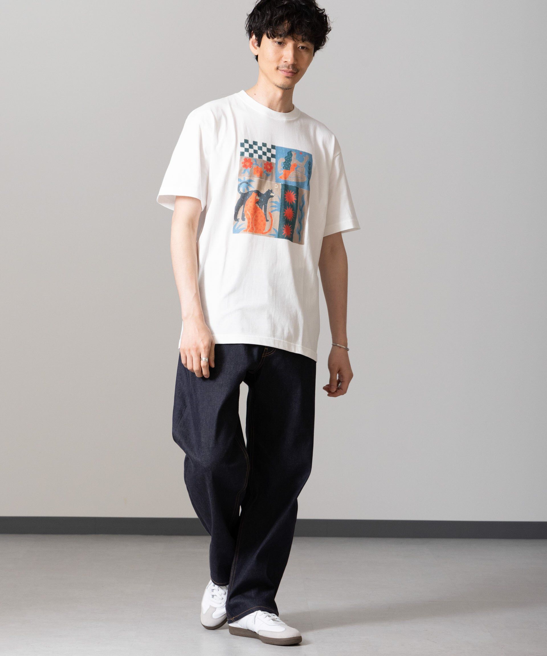 nano･universe「｢Toyameg｣modern academic TILE Tシャツ」|Tシャツ・カットソー|