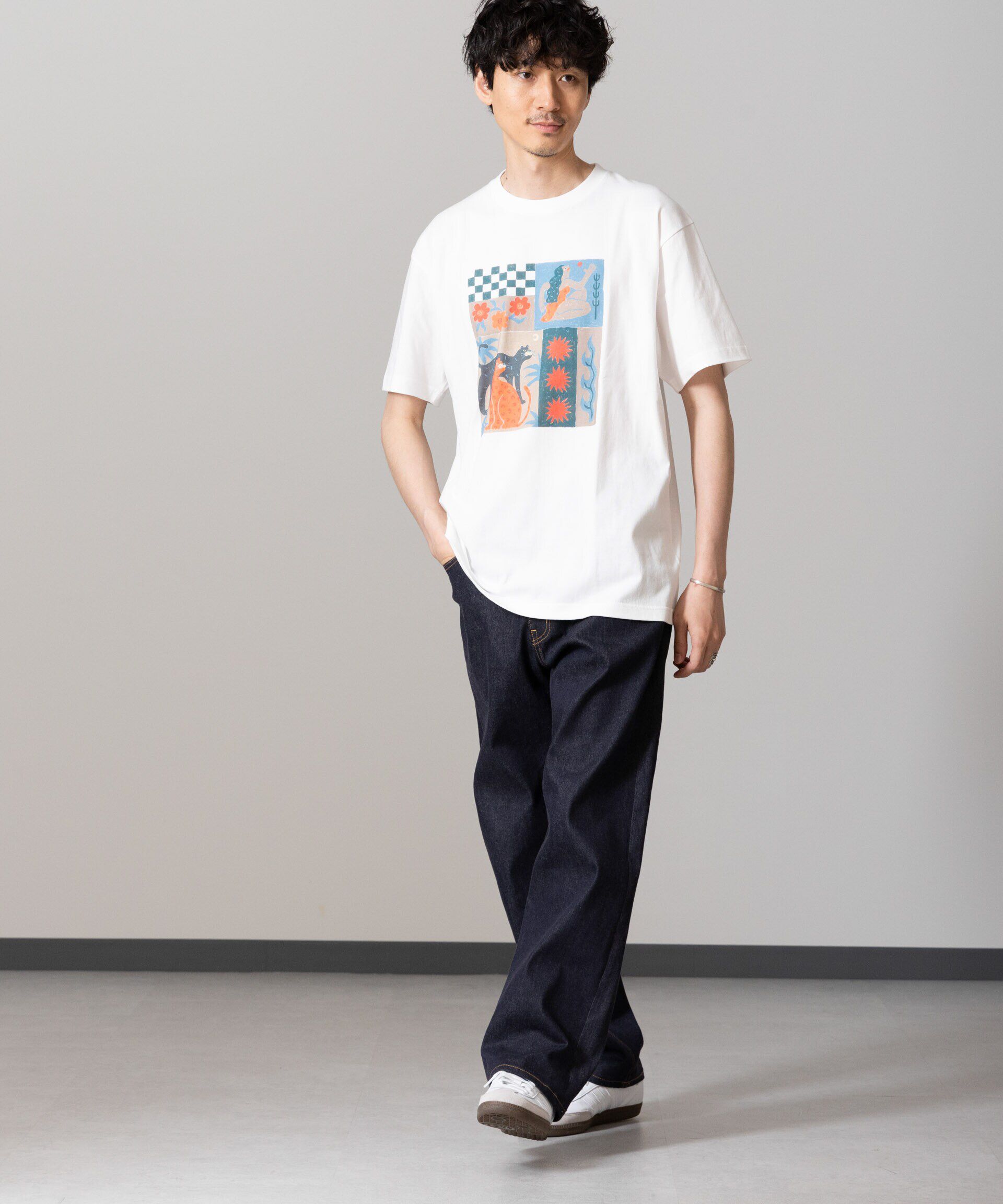 nano･universe「｢Toyameg｣modern academic TILE Tシャツ」|Tシャツ・カットソー|