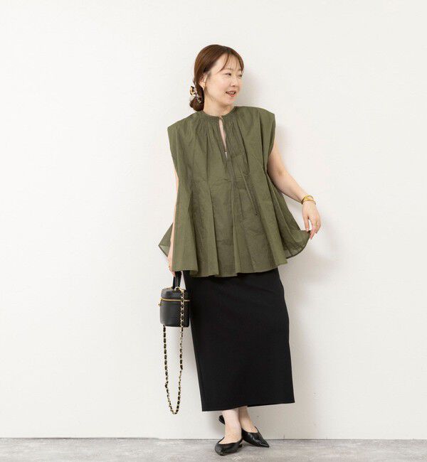 NOLLEY'S sophi「【MARILYN MOON/マリリーンムーン】sheer starched cottonブラウス」|シャツ・ブラウス|