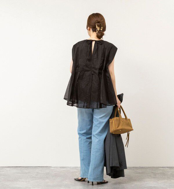 NOLLEY'S sophi「【MARILYN MOON/マリリーンムーン】sheer starched cottonブラウス」|シャツ・ブラウス|