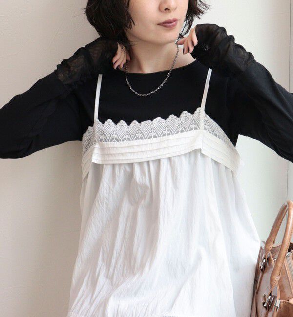 fredy emue「レイヤードスリーブロンTシャツ」|Tシャツ・カットソー|