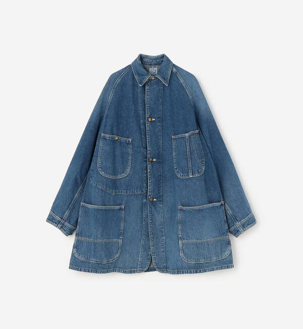  「orSlow | LOOSE FIT DENIM COVERALL WOMEN」|デニムジャケット|