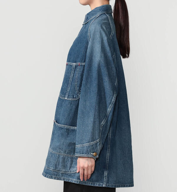  「orSlow | LOOSE FIT DENIM COVERALL WOMEN」|デニムジャケット|