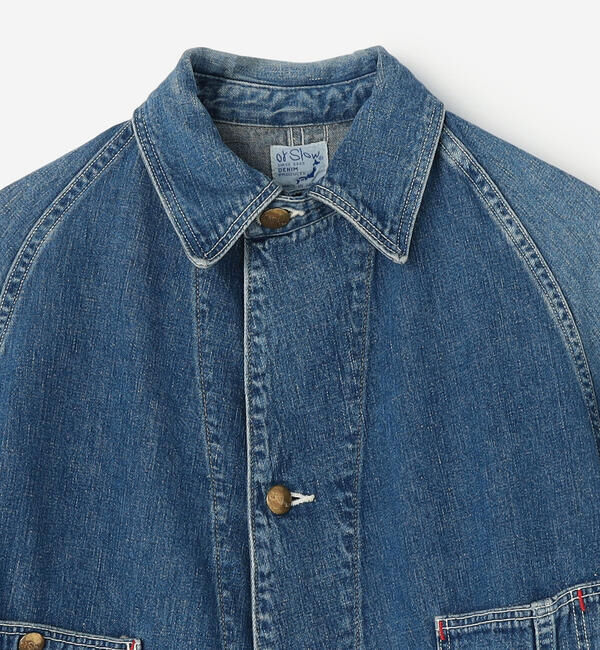  「orSlow | LOOSE FIT DENIM COVERALL WOMEN」|デニムジャケット|