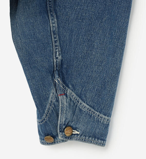  「orSlow | LOOSE FIT DENIM COVERALL WOMEN」|デニムジャケット|