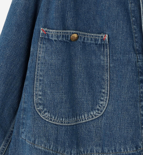  「orSlow | LOOSE FIT DENIM COVERALL WOMEN」|デニムジャケット|