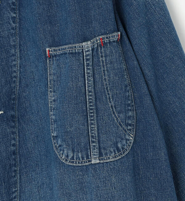  「orSlow | LOOSE FIT DENIM COVERALL WOMEN」|デニムジャケット|