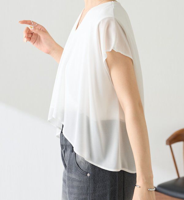 「【SNSで話題】シアードッキングフレンチプルオーバー」|Tシャツ・カットソー|