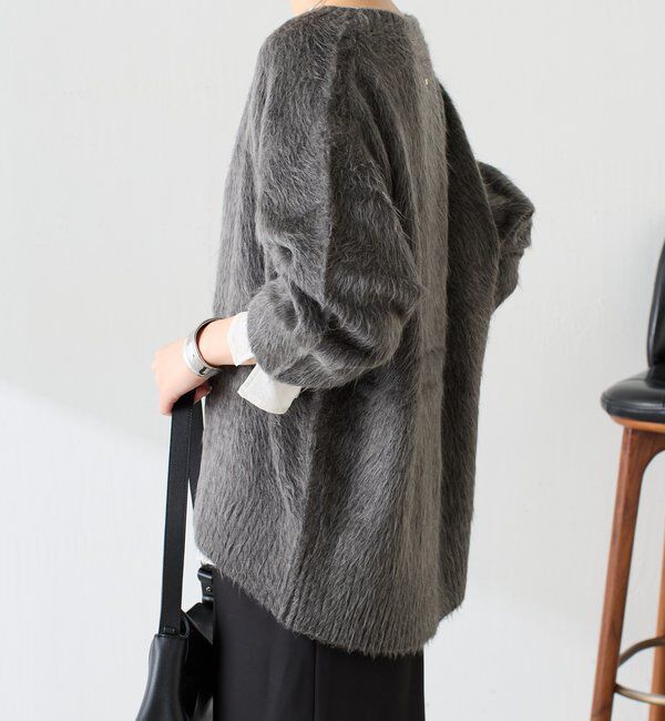  「【EC限定カラーあり/軽量/お尻周りカバー◎】エアリージップニット」|ニット・セーター|