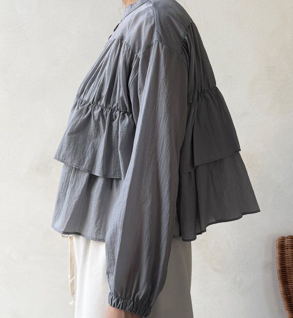  「【完売カラー再追加！/WEB限定】ラッフルブラウス」|シャツ・ブラウス|
