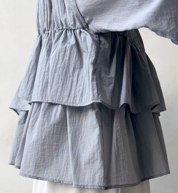  「【完売カラー再追加！/WEB限定】ラッフルブラウス」|シャツ・ブラウス|
