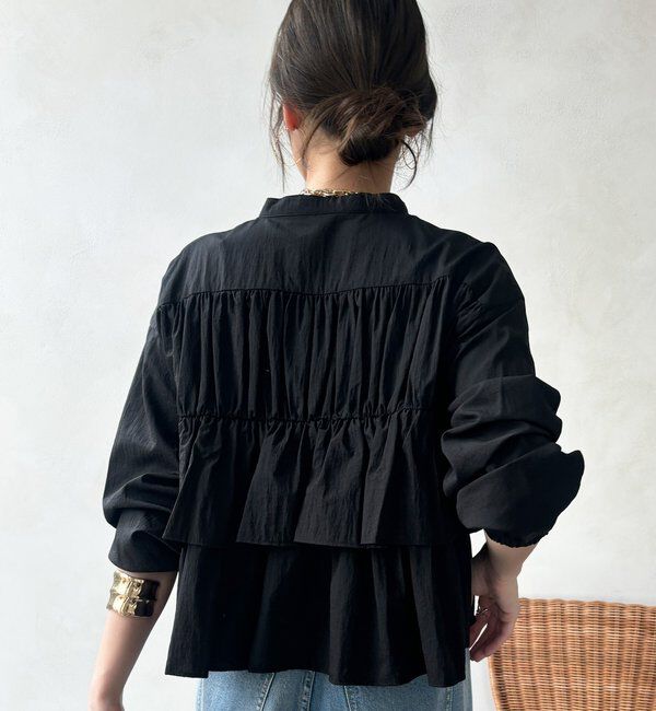  「【完売カラー再追加！/WEB限定】ラッフルブラウス」|シャツ・ブラウス|