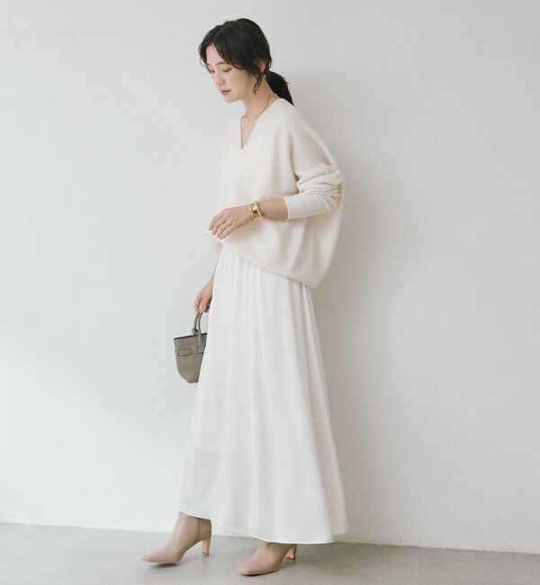  「ウール100NEWバックボリュームニット」|ニット・セーター|