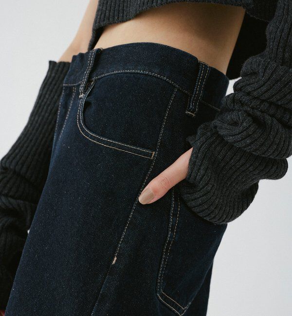 「【2026AW Debut】【UNFORM】コクーンデニムパンツ」|チノ|