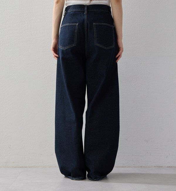  「【2026AW Debut】【UNFORM】コクーンデニムパンツ」|チノ|