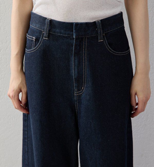  「【2026AW Debut】【UNFORM】コクーンデニムパンツ」|チノ|