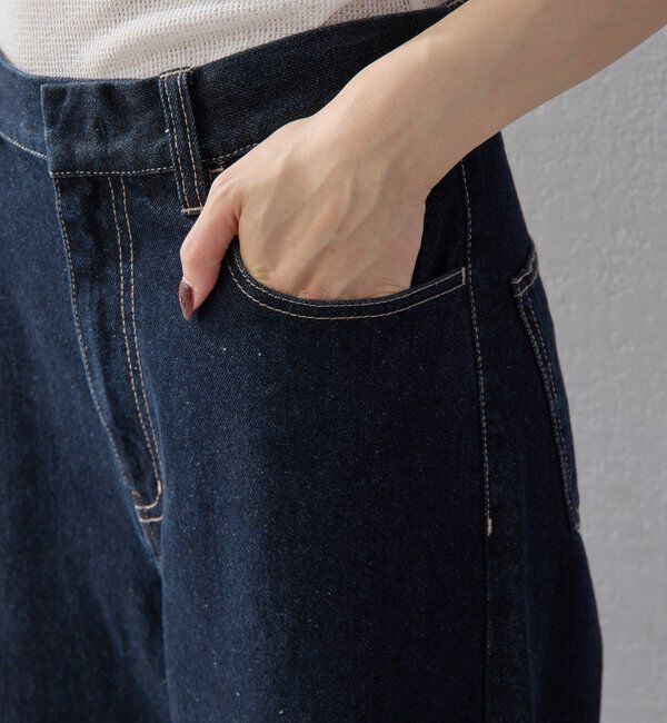  「【2026AW Debut】【UNFORM】コクーンデニムパンツ」|チノ|