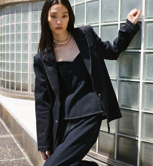 「【2026AW Debut】【UNFORM】デニムビスチェ」|シャツ・ブラウス|