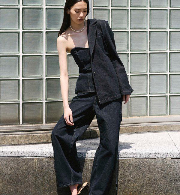  「【2026AW Debut】【UNFORM】デニムビスチェ」|シャツ・ブラウス|