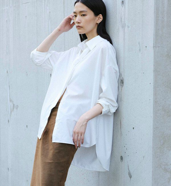  「【2026AW Debut】【UNFORM】タイ付きオーバーシャツ」|シャツ・ブラウス|