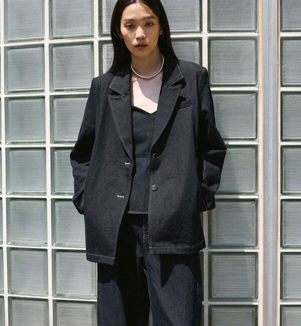  「【2026AW Debut】【UNFORM】テーラードデニムジャケット」|デニムジャケット|